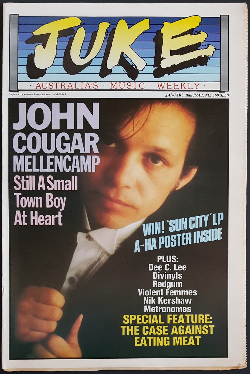 John Cougar Mellencamp Juke January 18 1986 Issue No 560 Vicious Sloth Collectables