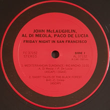 Load image into Gallery viewer, Di Meola, Al / John Mclaughlin / Paco De Lucia- Friday Night In San Francisco