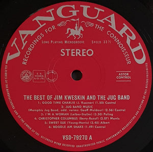 Kweskin, Jim- The Best Of Jim Kweskin & The Jug Band