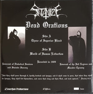 Satanize - Dead Orations