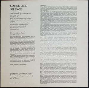 Paynter, John, Peter Aston & Others - Sound And Silence