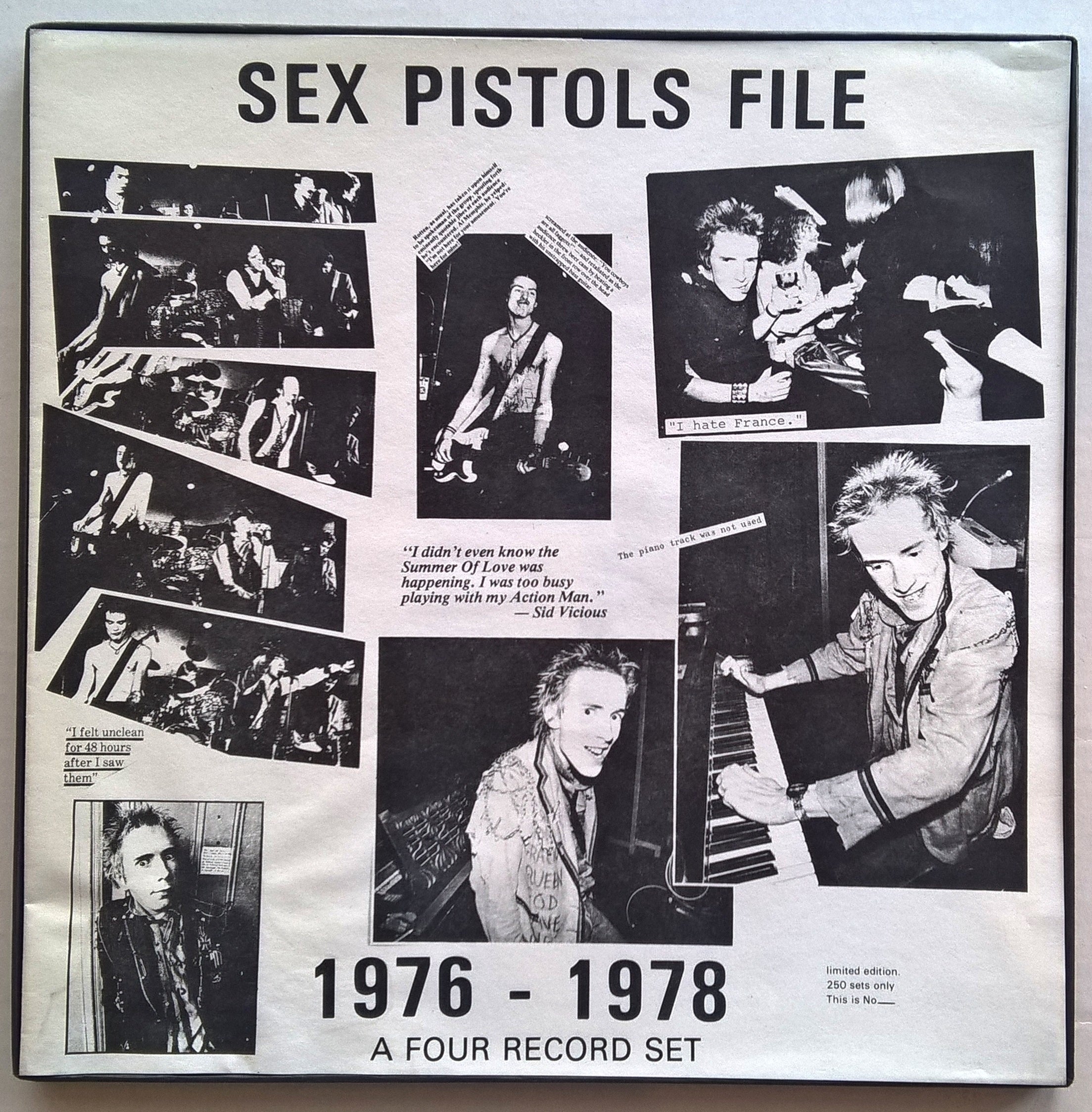 Sex Pistols - Sex Pistols File 1976-1978 – Vicious Sloth Collectables